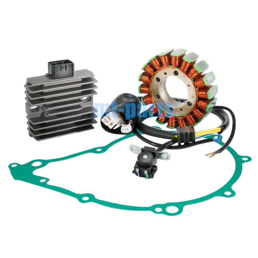 Magneto Stator, Regulator Rectifier, Gasket for Yamaha XT660Z Tenere (08-15)
