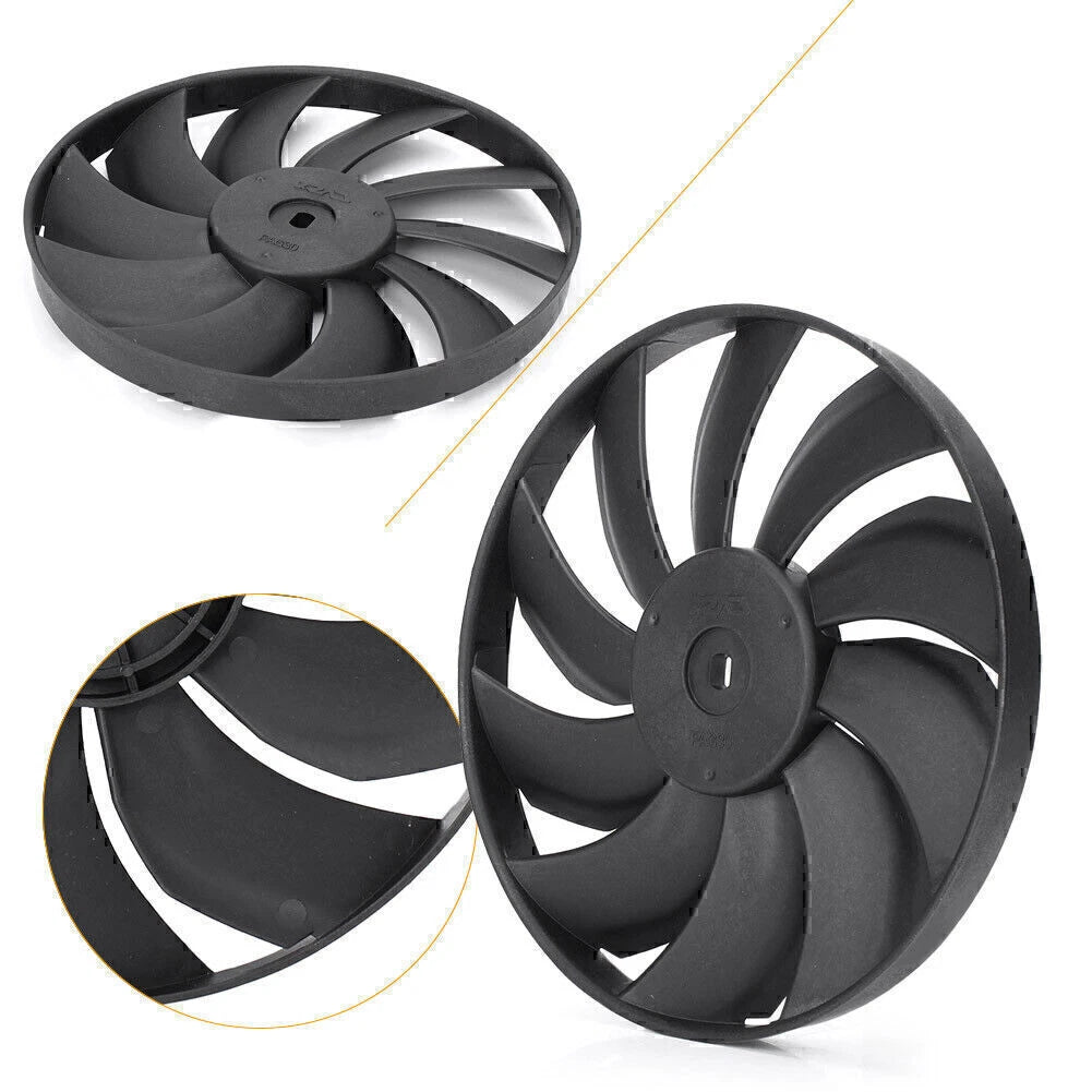 Black Engine Radiator Cooling Fan Blade for Kawasaki Ninja ZX6R ZX10R