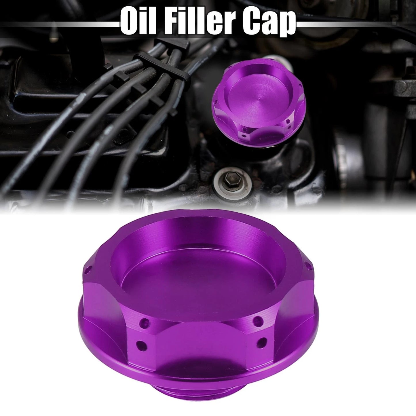 Purple Gas Engine Oil Filler Cap Cover for Subaru Impreza Outback Legacy
