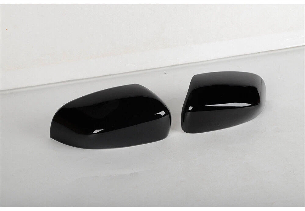 Gloss Black Rearview Mirror Caps for Jeep Compass, Cherokee (2017-2023)