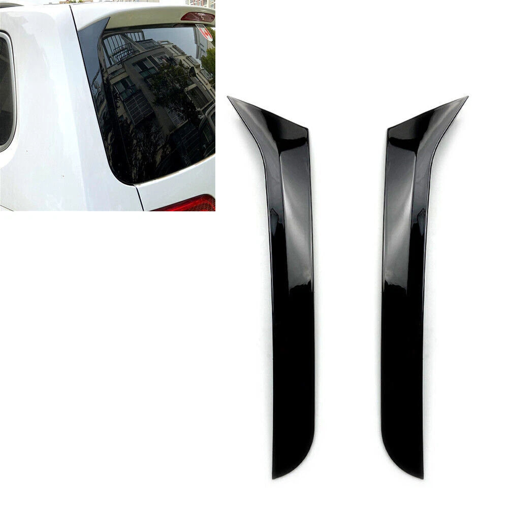 2 x Rear Side Window Spoiler Trim Covers for VW Sharan (2011-2022)