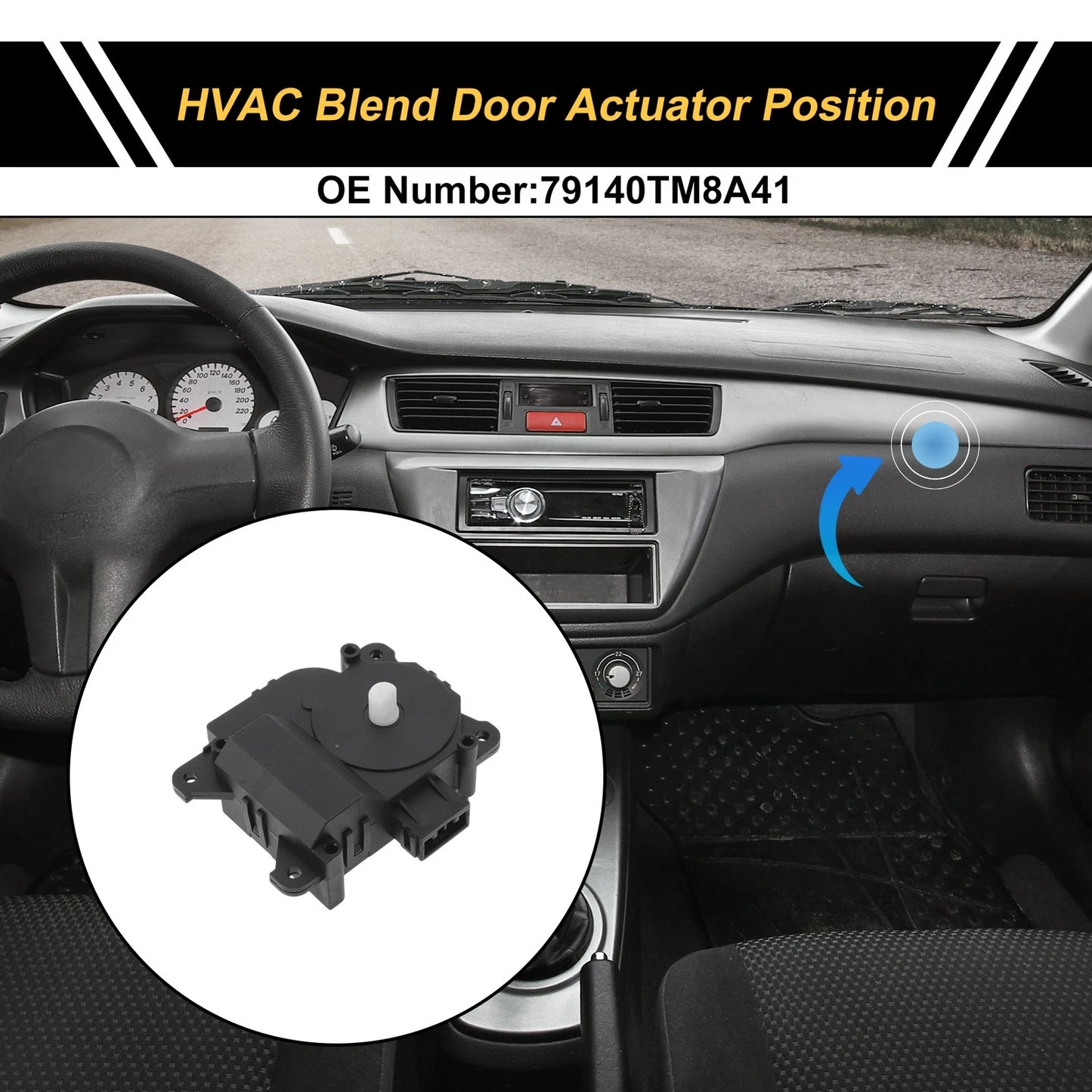 Heater Blend Door Actuator for Honda Insight (2010-2014)