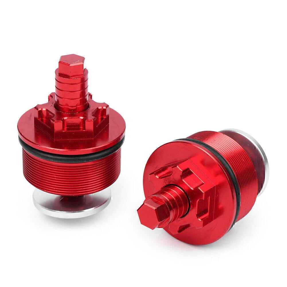 CNC Aluminum Preload Adjusters for Honda CB400 (1992-1998) RED