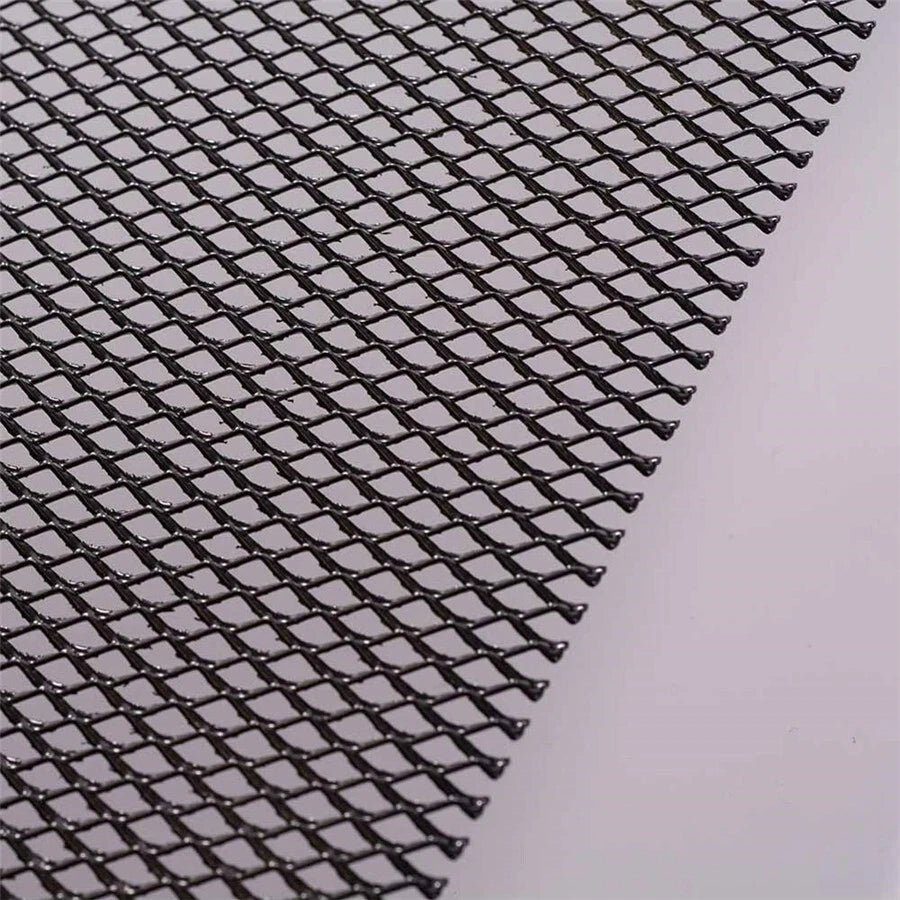 Aluminium Mesh Grill Cover for Universal Car Fender Bumper Hood Vent (X1)