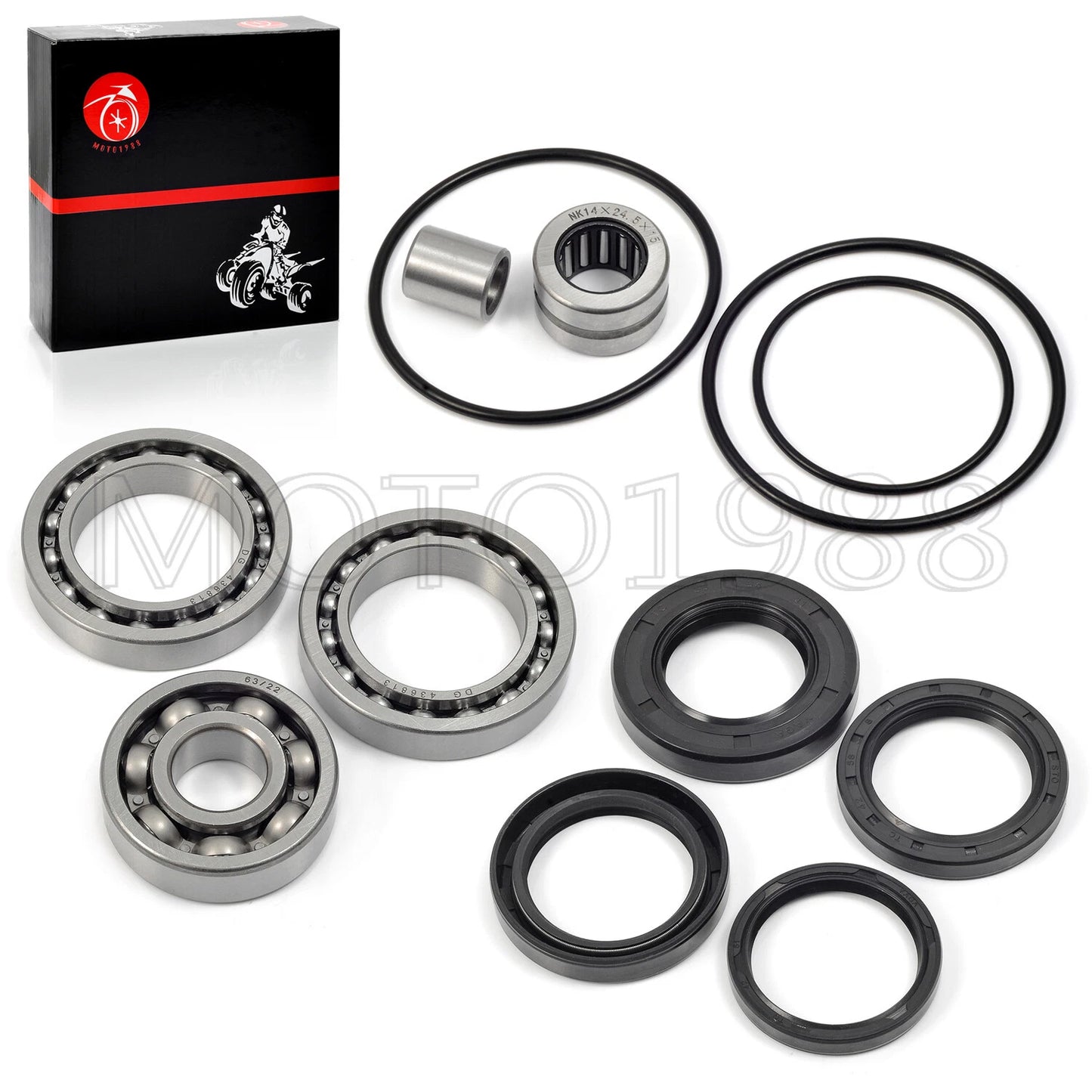 Rear Differential Ring Pinion Gear Bearing Seal for HONDA FourTrax 300 TRX300FW (1997–2000)