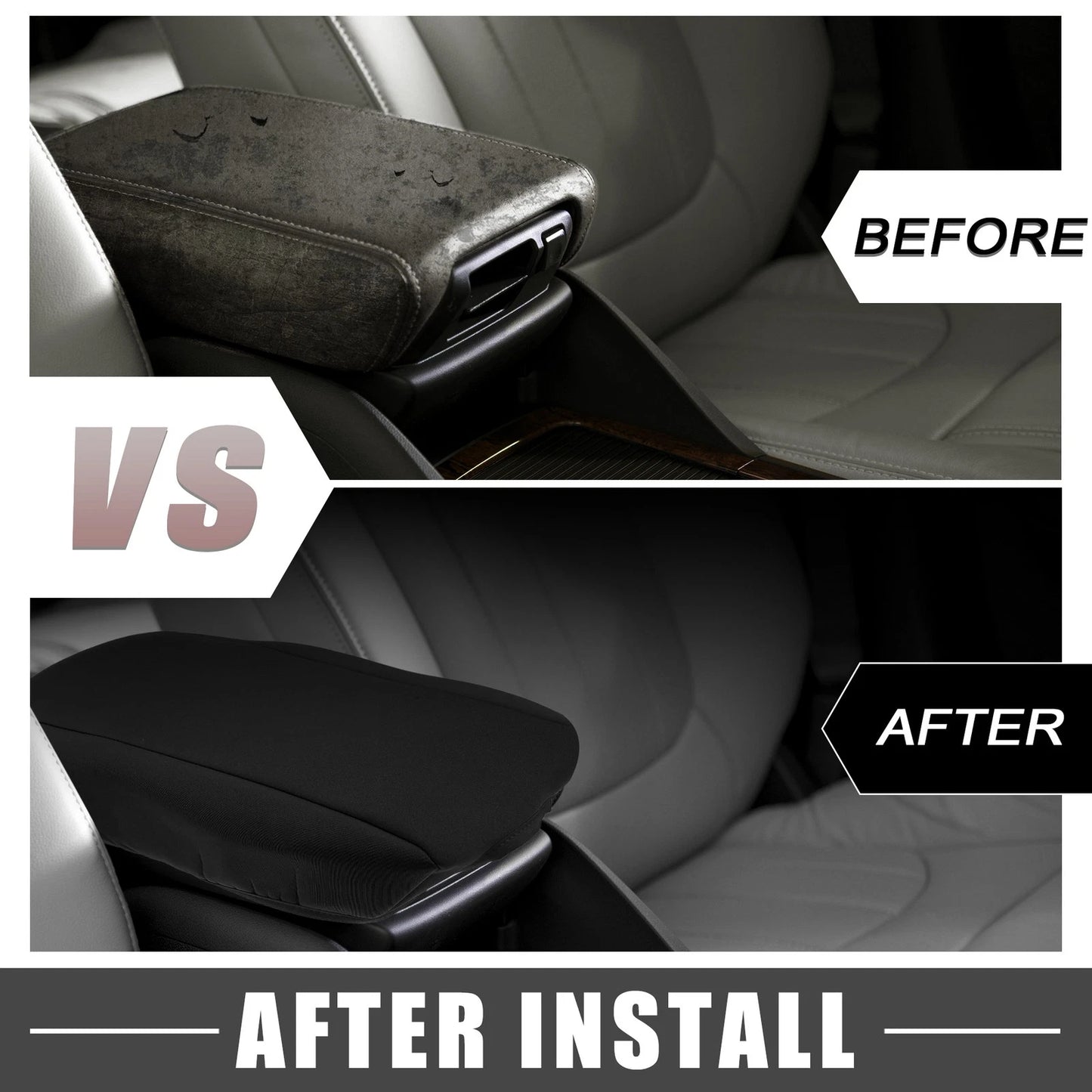 Center Console Armrest Seat Box Cover for Dodge Durango (2011-2020)