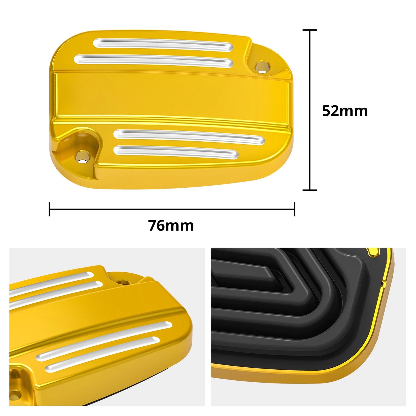 Front Brake Reservoir Cover for Harley Tri Glide FLHTCUTG (2014-2023)