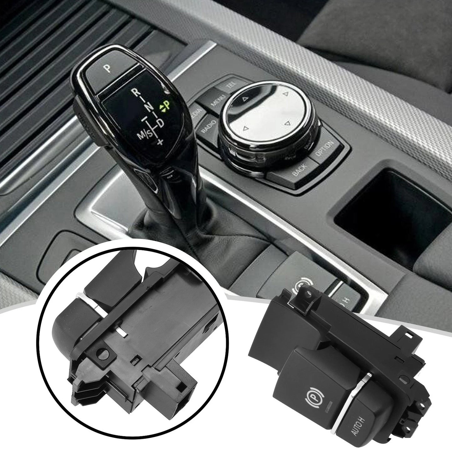 Parking Brake Switch w/ Auto-Hold for BMW F15/F85/X6/F16 (2014–2018)