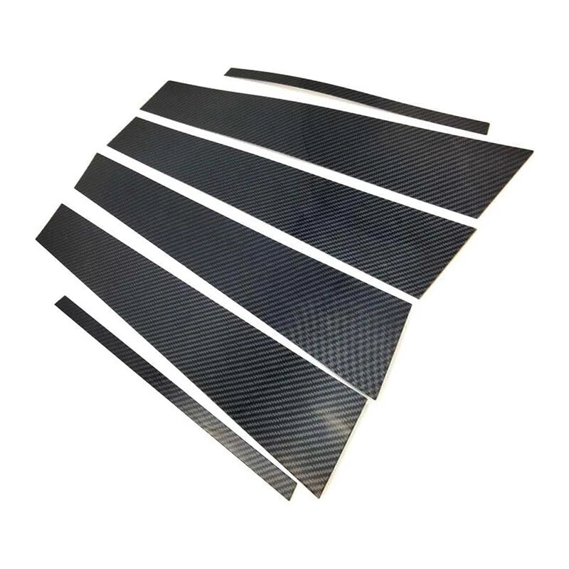 6 x Carbon Fiber Window Pillar Posts for Infiniti G35 G37 (2002-2013)