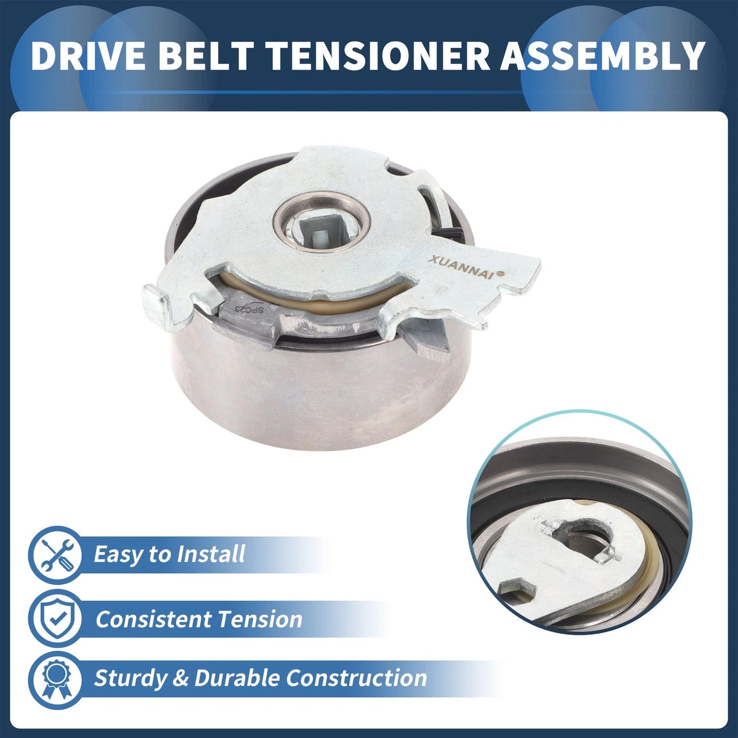 Belt Tensioner Metal 1 Pc for Chevrolet Astra (2002-2011)