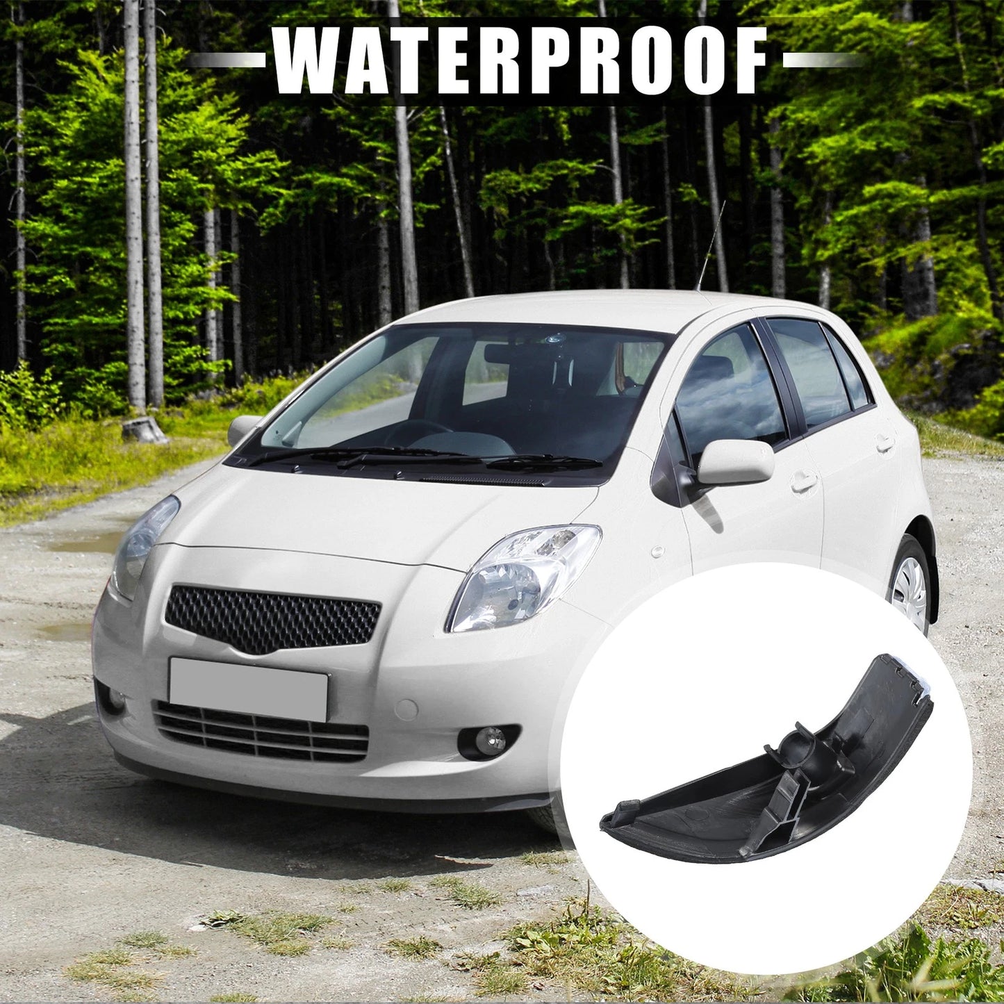 Left Rearview Mirror Turn Signal Lamp Housing for Toyota Yaris (2006-2011)