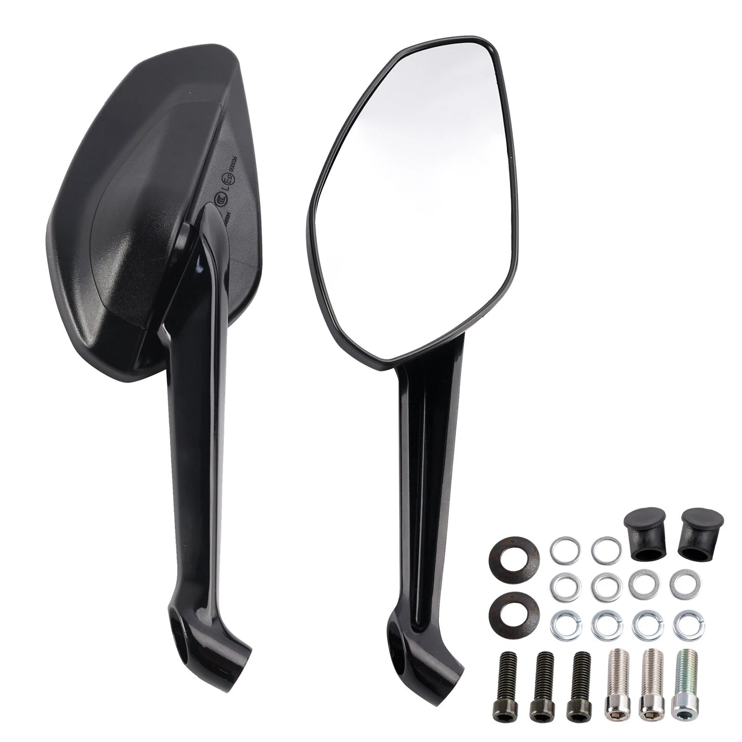 Mirrors Pair for Ducati Streetfighter V2 V4 S SP SP2 Monster 797 821 937 1200 (2020-2023)
