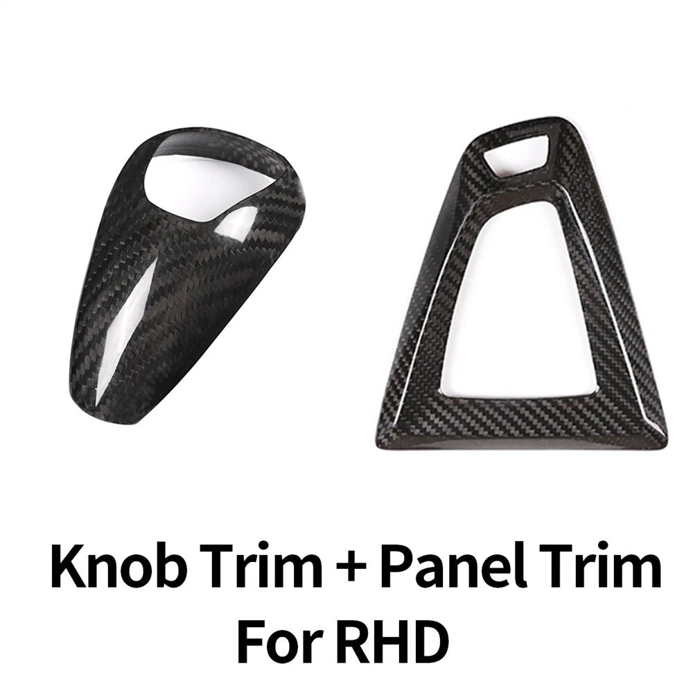 Carbon Fiber Gear Knob Panel Cover for BMW M3 M4 F80 F82 F83 (2014-2018)