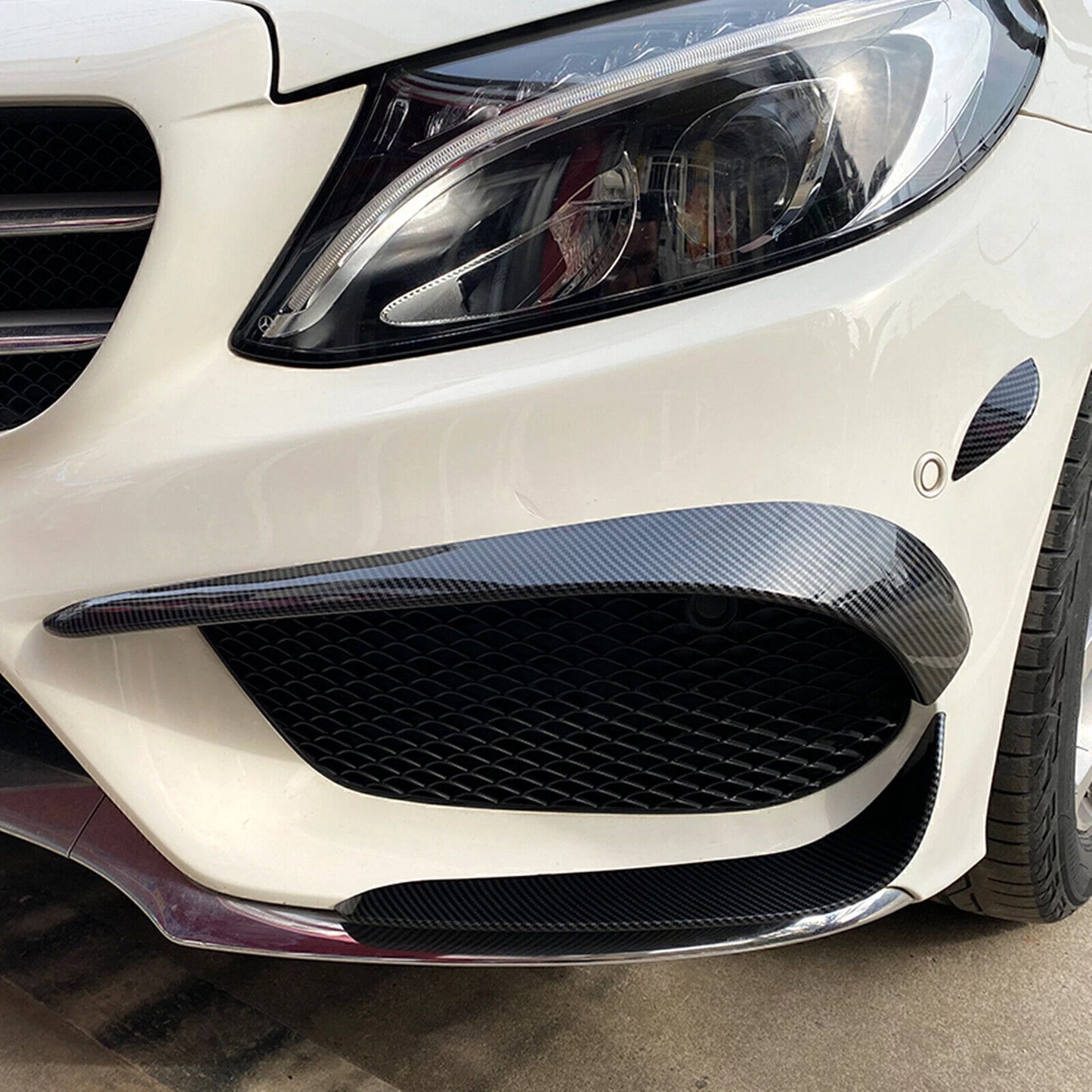6 x Front Side Air Vent Trims for Mercedes Benz C43 W205 (2015-2018)