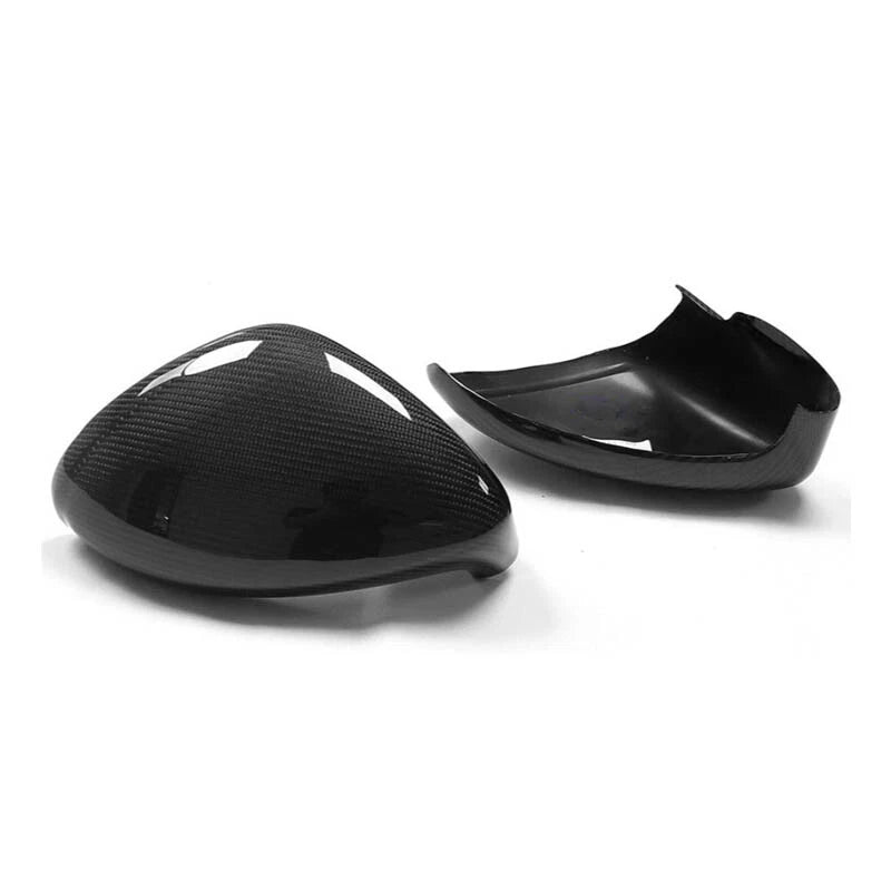 Real Carbon Fiber Add-on Side Mirror Caps Cover for Porsche Panamera 970 2014-16