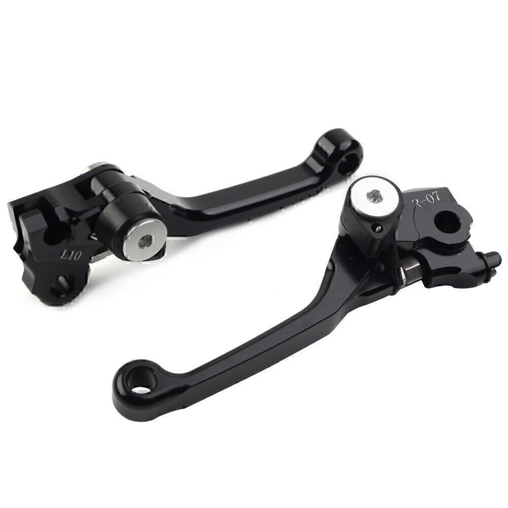 CNC Brake Clutch Levers Pivot for Honda CRF250R CRF450R (2007-2020) Black