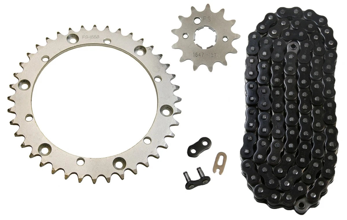 520x98 Drive Chain & 13/40 Sprockets for Yamaha Warrior 350 (1989–2004)