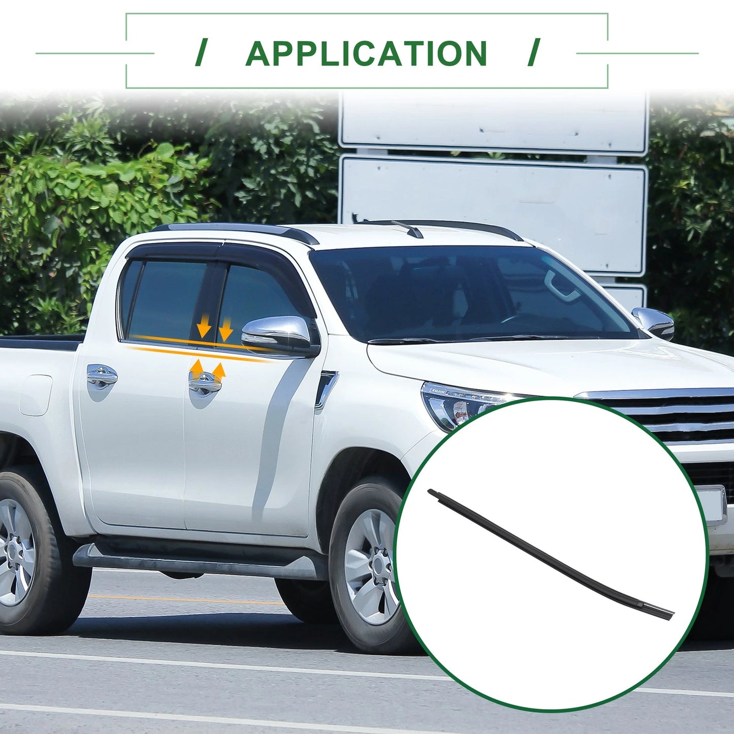 Rear Weatherstrip Window Seal for Toyota Hilux (2005-2015)