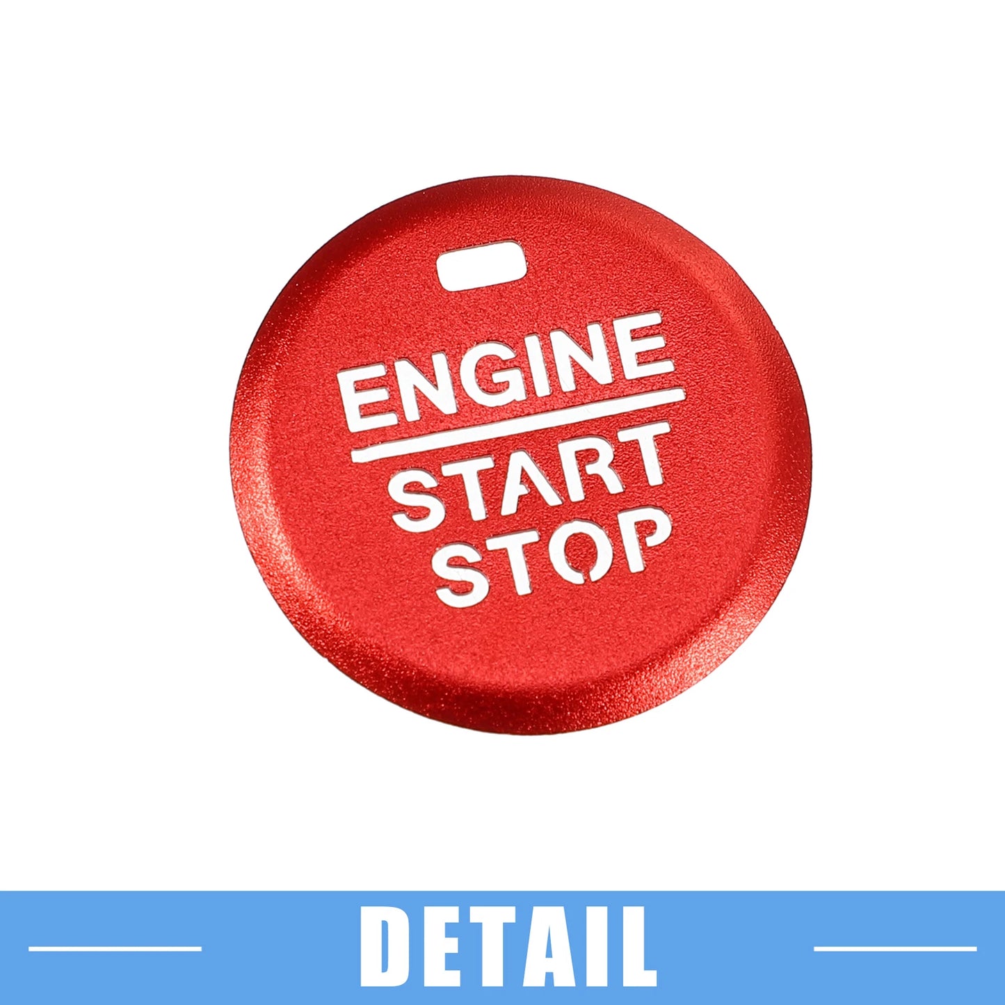 Engine Start Stop Ignition Button Cover for Ford Mustang (2015-2021) Red