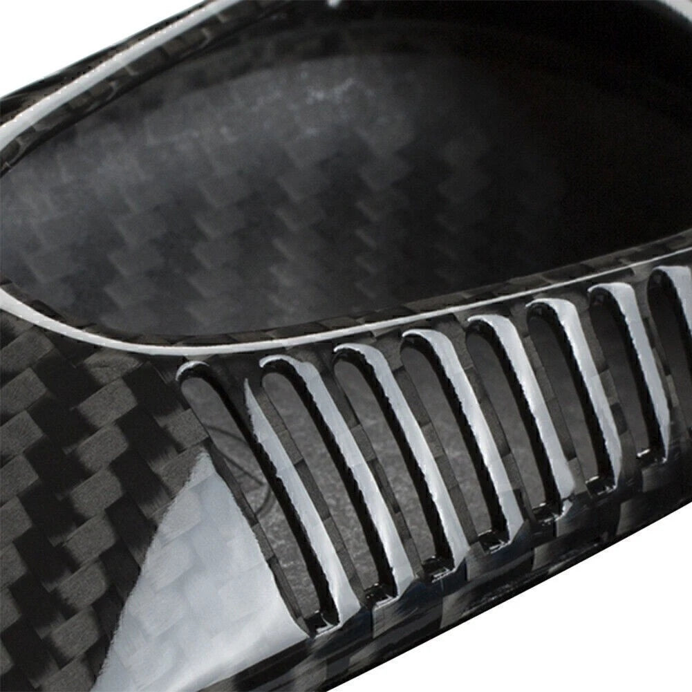 Black Carbon Fiber Key Fob Case for Mercedes Benz S Class S400 S350L S450L (2021)