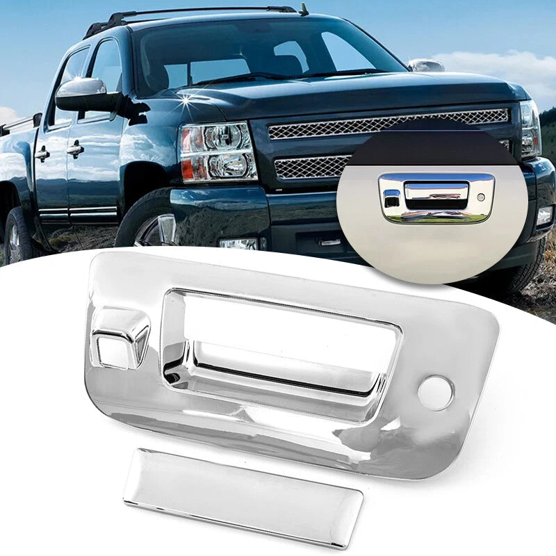 Chrome Tailgate Handle Bezel Cover for 2007-2013 GMC Sierra & Chevrolet Silverado