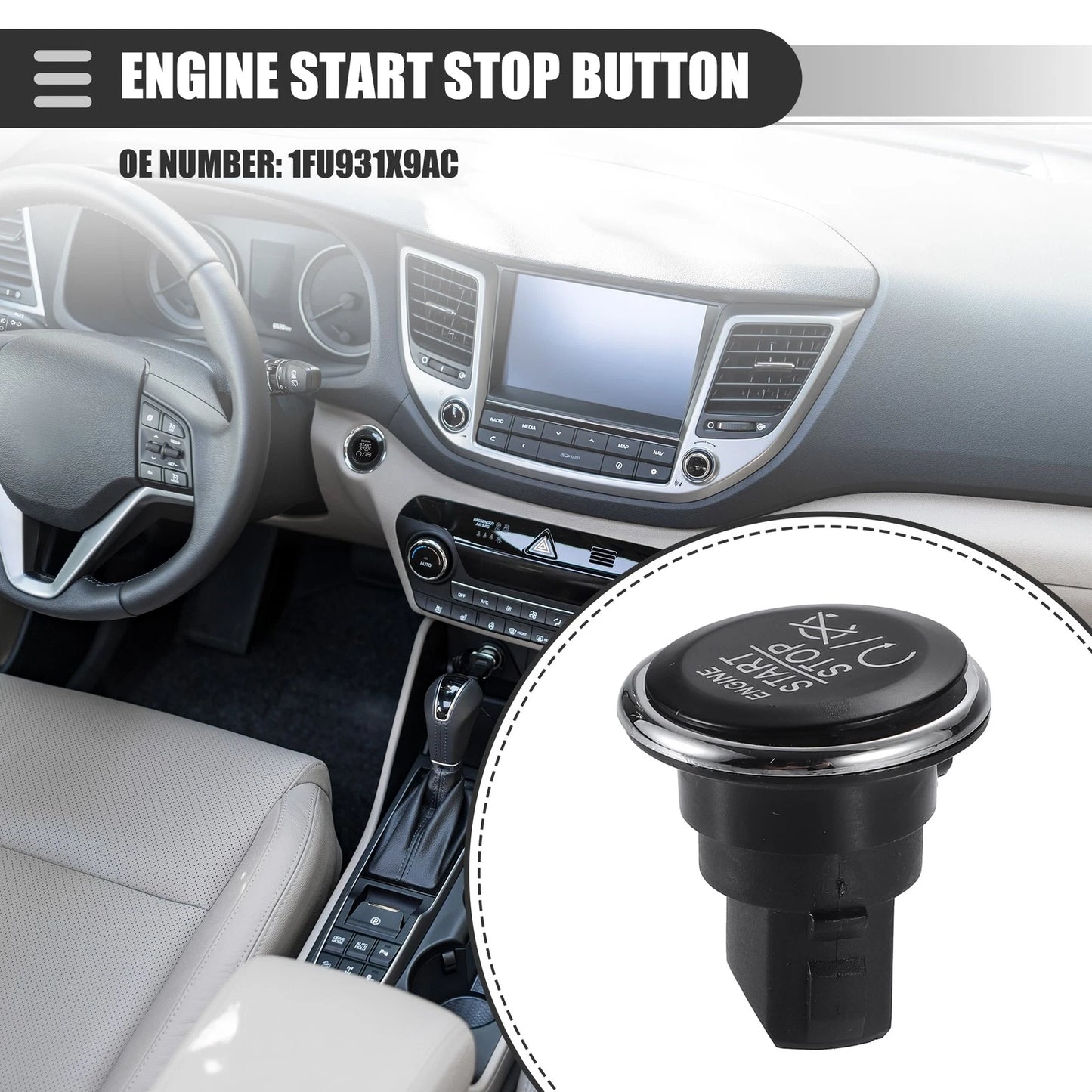 Engine Start Stop Button Switch for Dodge Challenger (2008 - 2014)