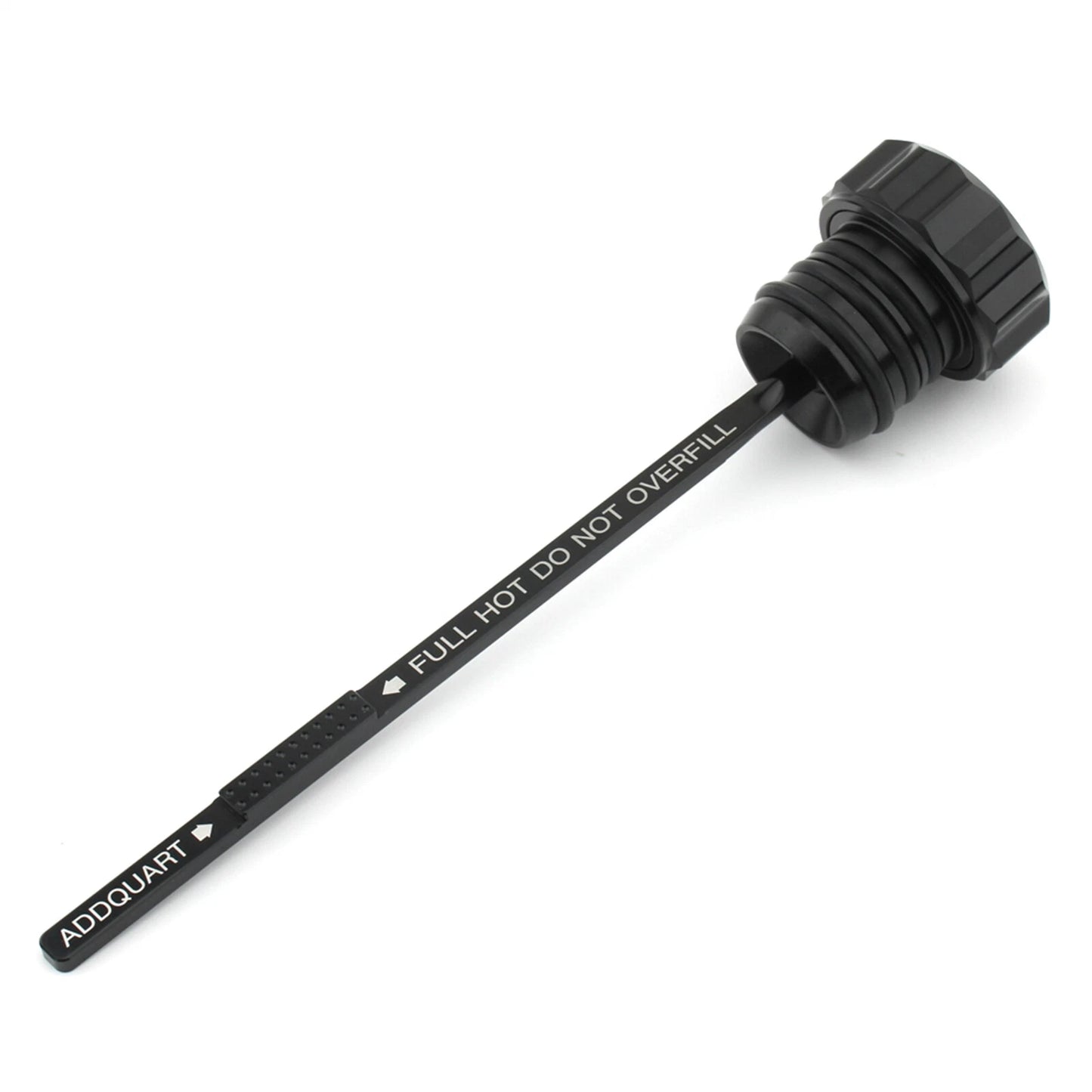 1x Black Peaked Oil Tank Dipstick for Harley Electra Glide (2000-2023)