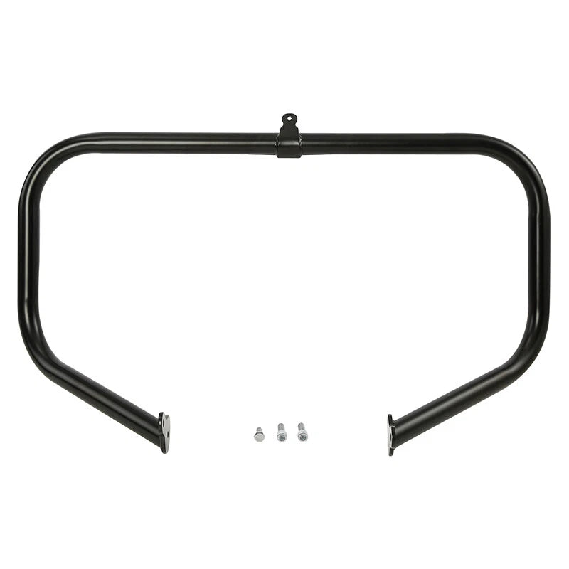 Black Lower Vented Fairing Engine Guard Crash Bar for Harley Road King (09-13)