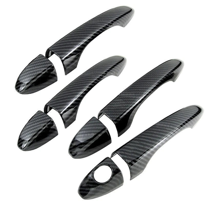 Carbon Fiber Style Exterior Door Handle Cover for Dodge Dart Sedan (2013-2016)