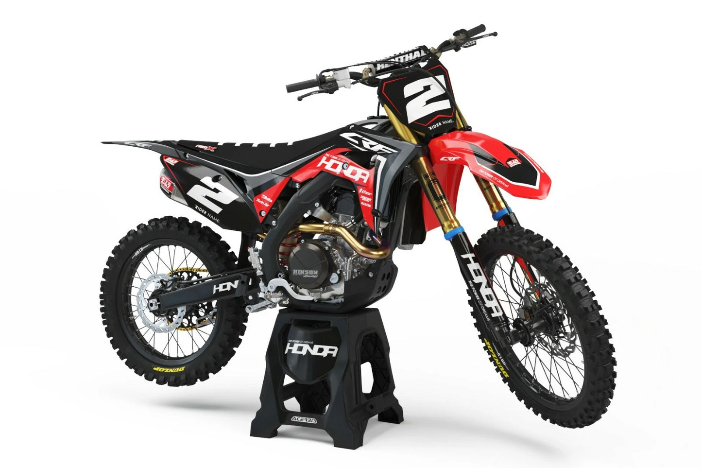 Full Custom Graphic Kit for Honda CRF 450 (2005-2007)