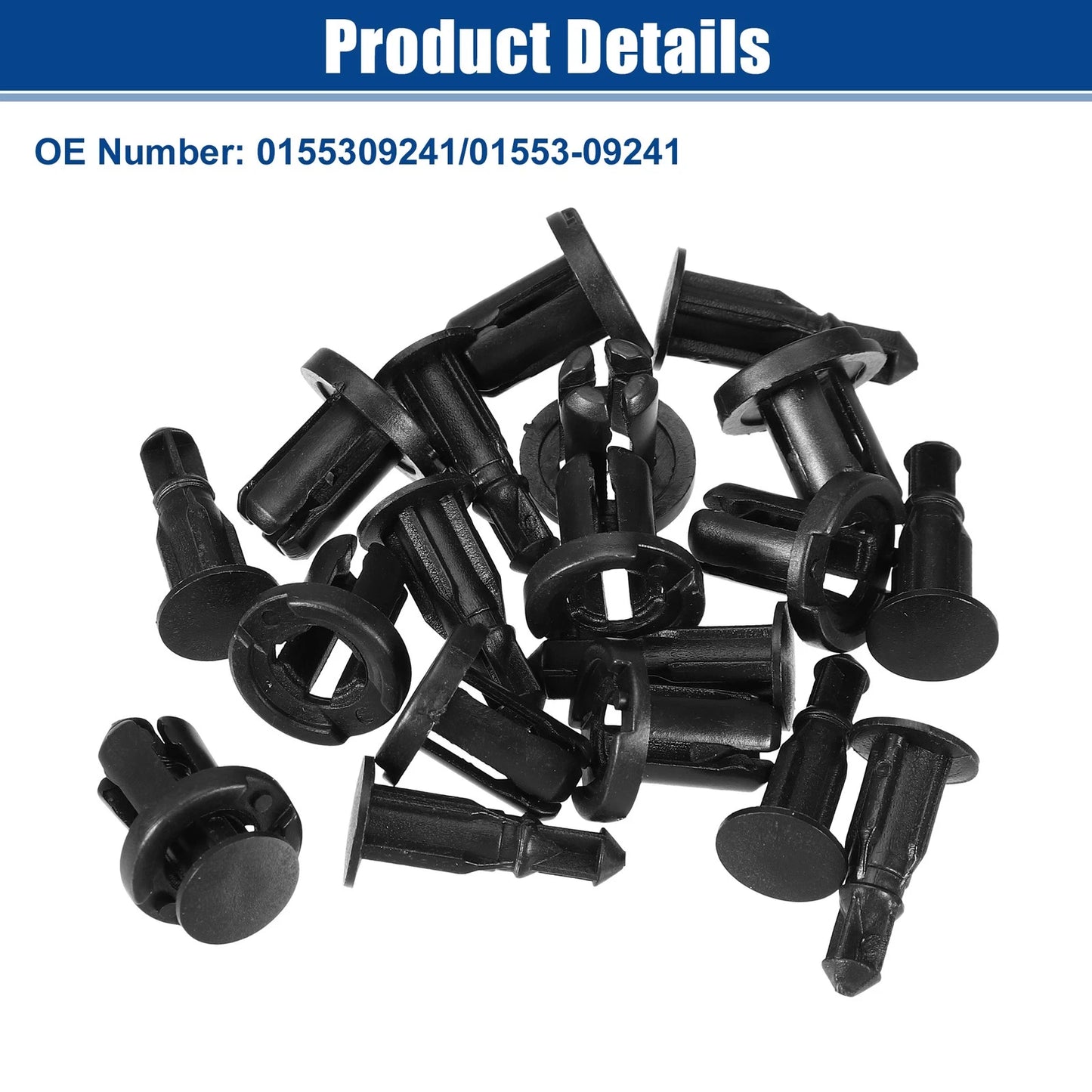10 Pcs Bumper Cover Retainer Clips for Nissan 240SX (1989-1998)