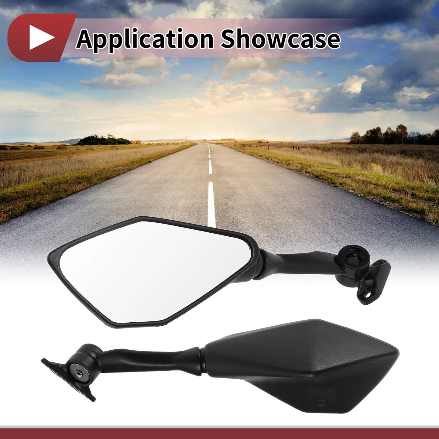 Set / Motorcycle Rear View Mirrors for Kawasaki Ninja (2013–2018)
