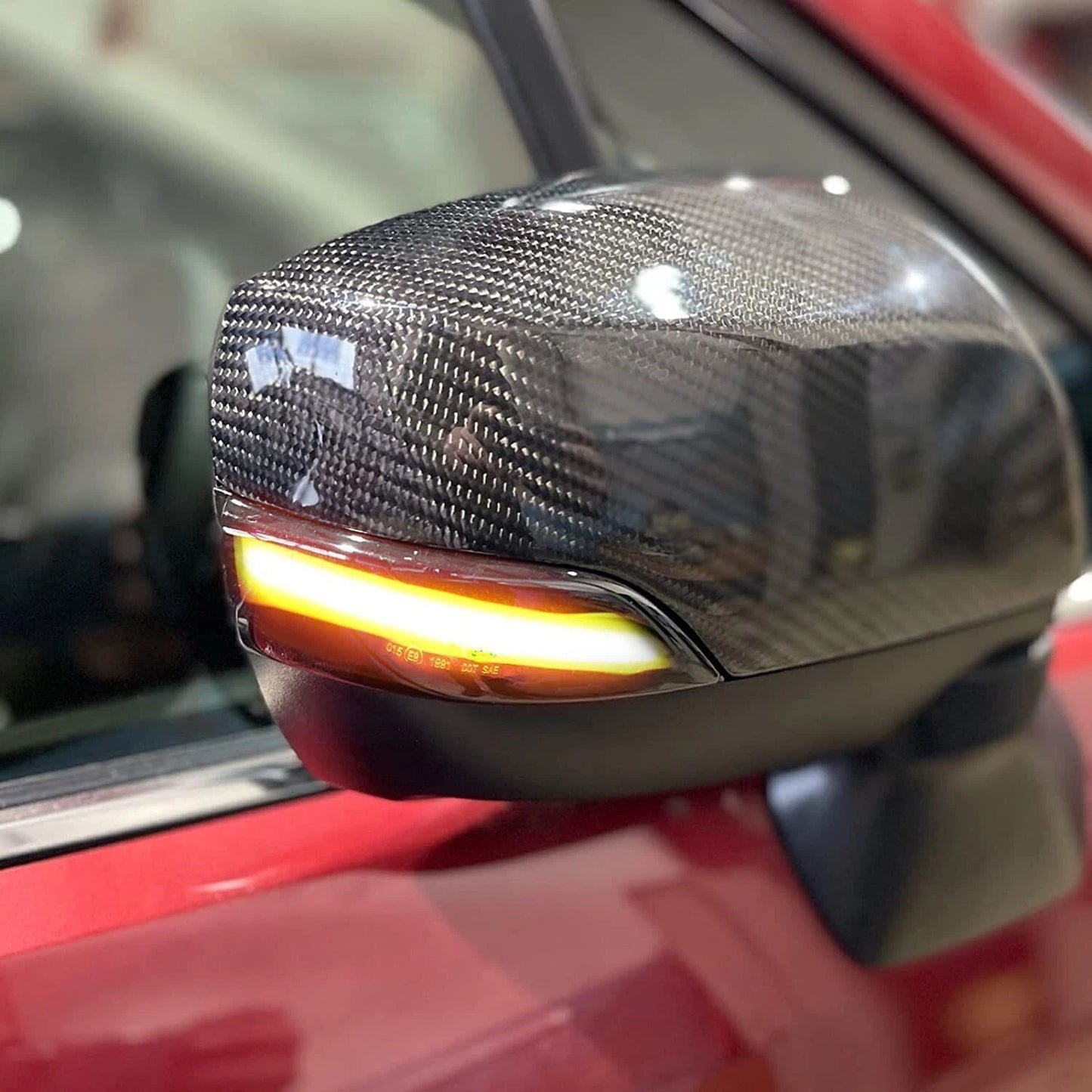 Smoked Switchback Sequential Flash Side Mirror Turn Signal Lights for Subaru