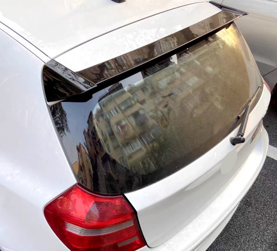 Rear Roof Window Spoiler for BMW 1 Series E87 Hatchback (2005-2011) Gloss Black