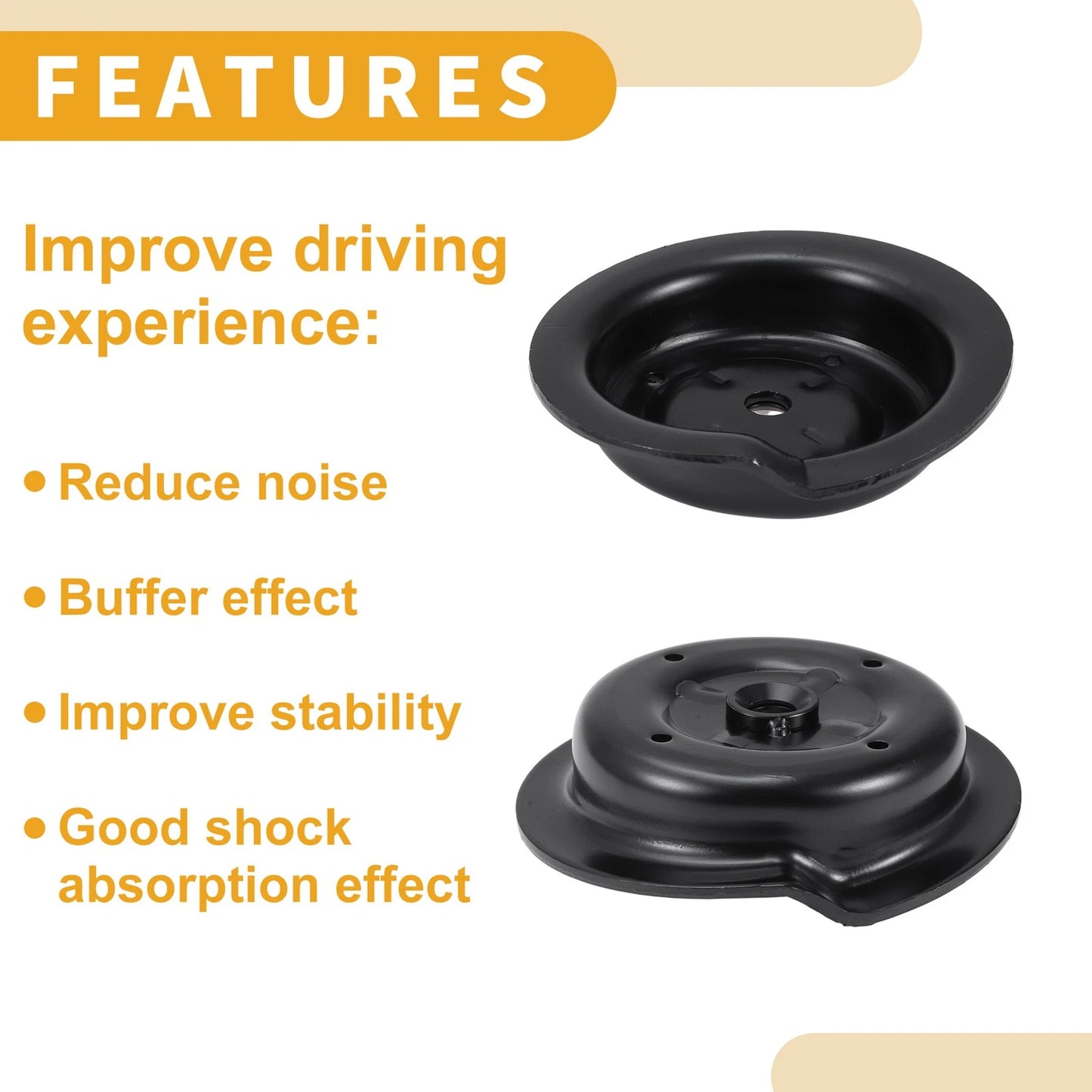 Coil Spring Insulators for BMW E46 1997-2006 Metal 1 x Pair