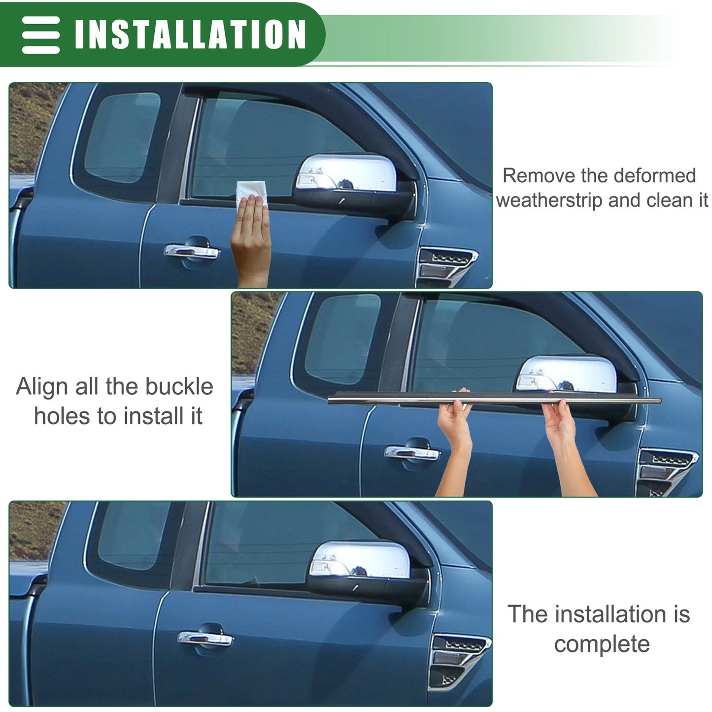 Front Right Window Belt Weatherstrip for Lexus GX 470 (2003-2009)