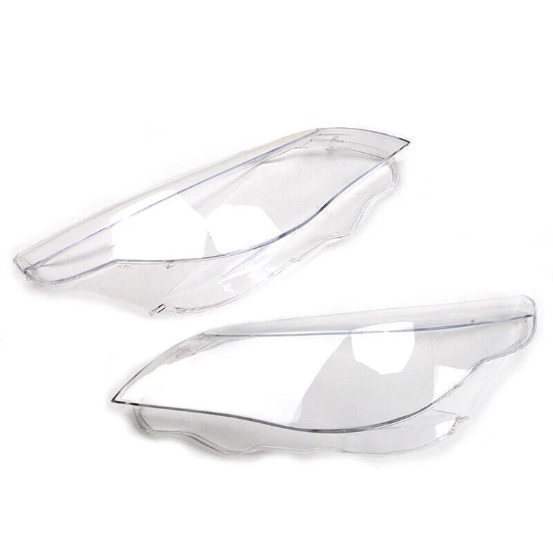 Headlight Lens Covers 2 x for BMW E60 E61 5-Series (2005-2010)