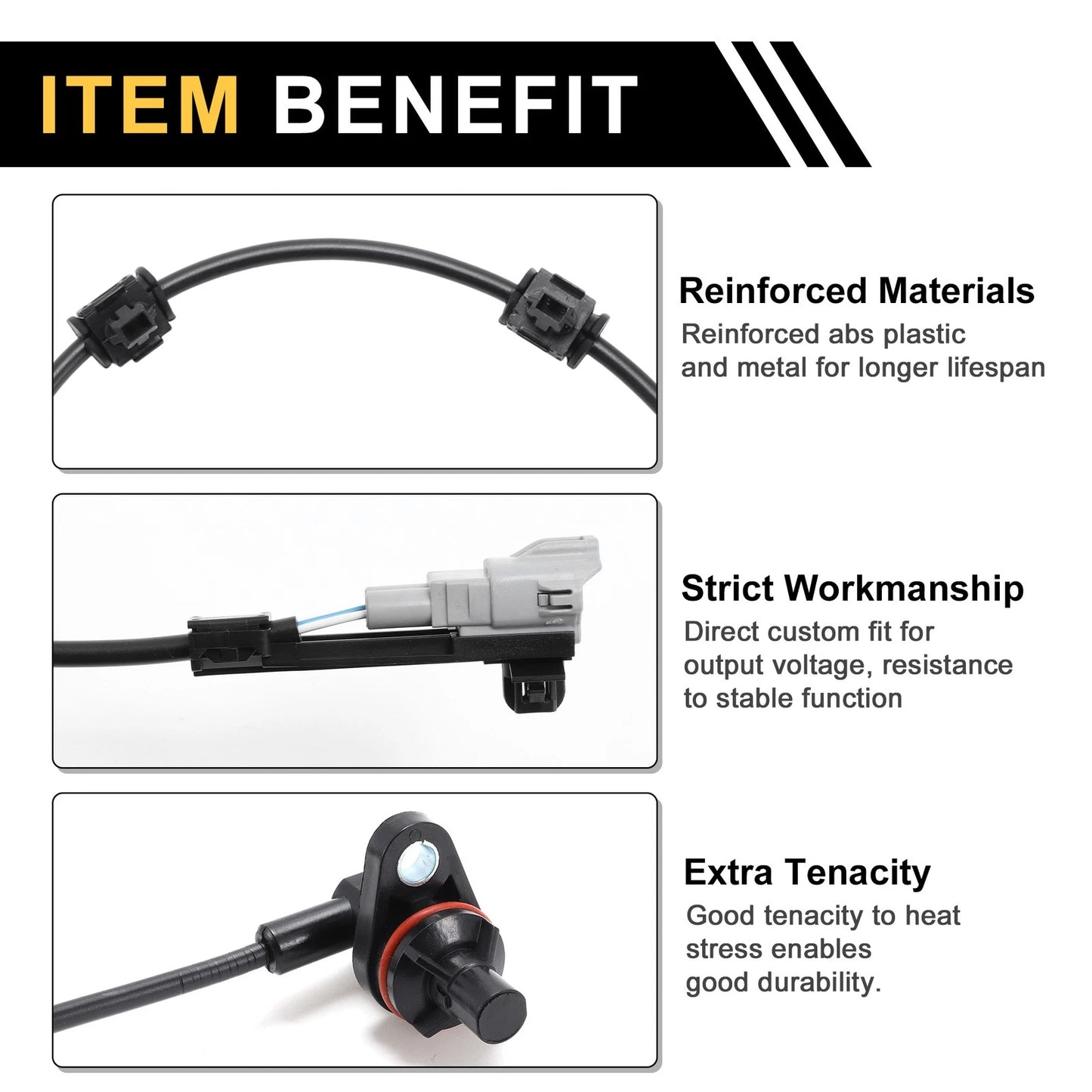 ABS Wheel Speed Sensor Rear Left for Toyota Hilux (2011–2015)