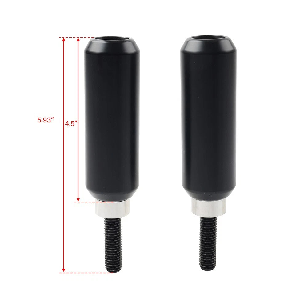 4.5" Crash Bar Shock Mount Frame Sliders for Harley Sportster 883 1200 (2004-2023)