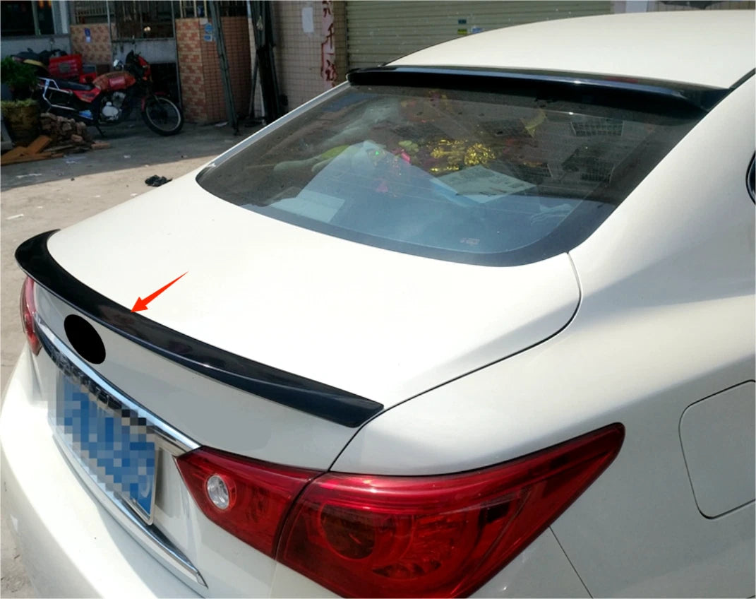 ABS Black Rear Spoiler Wing for Infiniti Q50 Sedan (2014-2024)