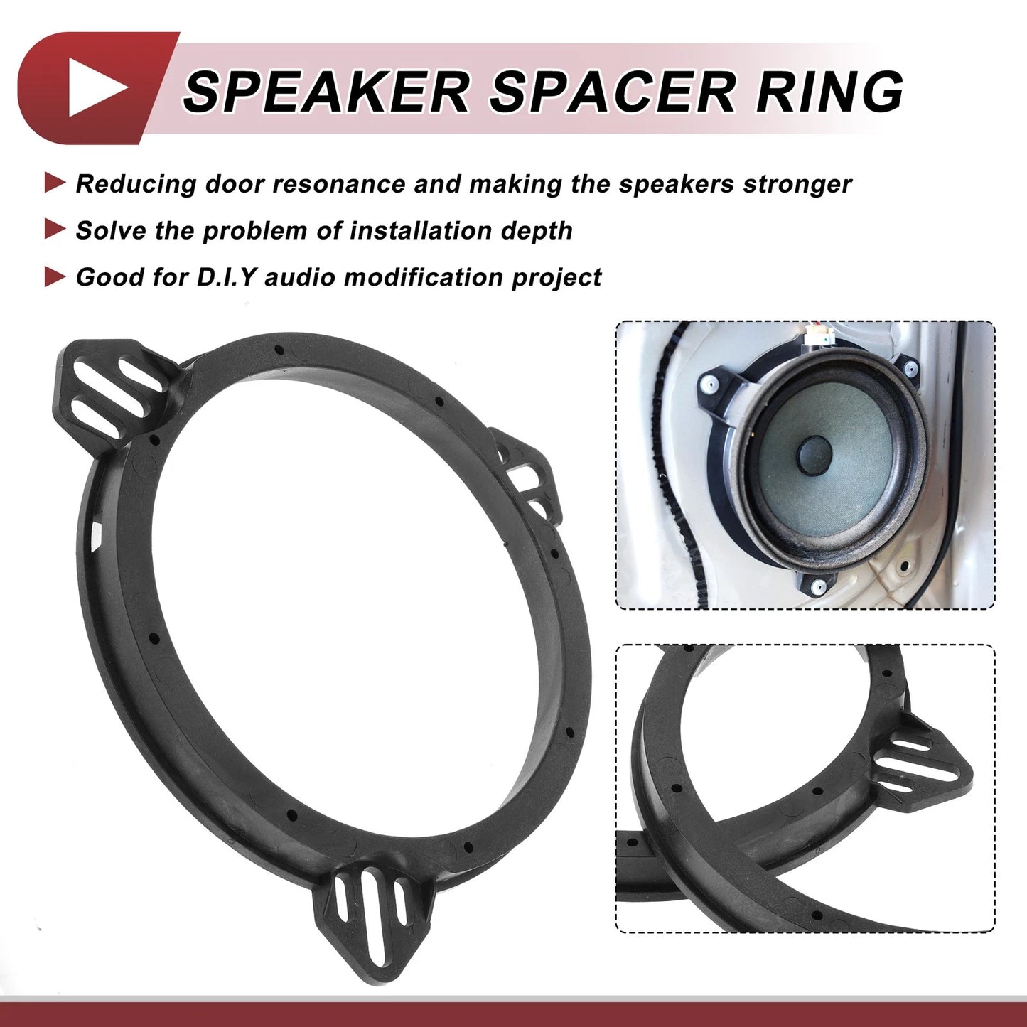 Speaker Spacer Ring Adaptor for Honda Civic 2001-2005 Rear 6.5" (01-05)