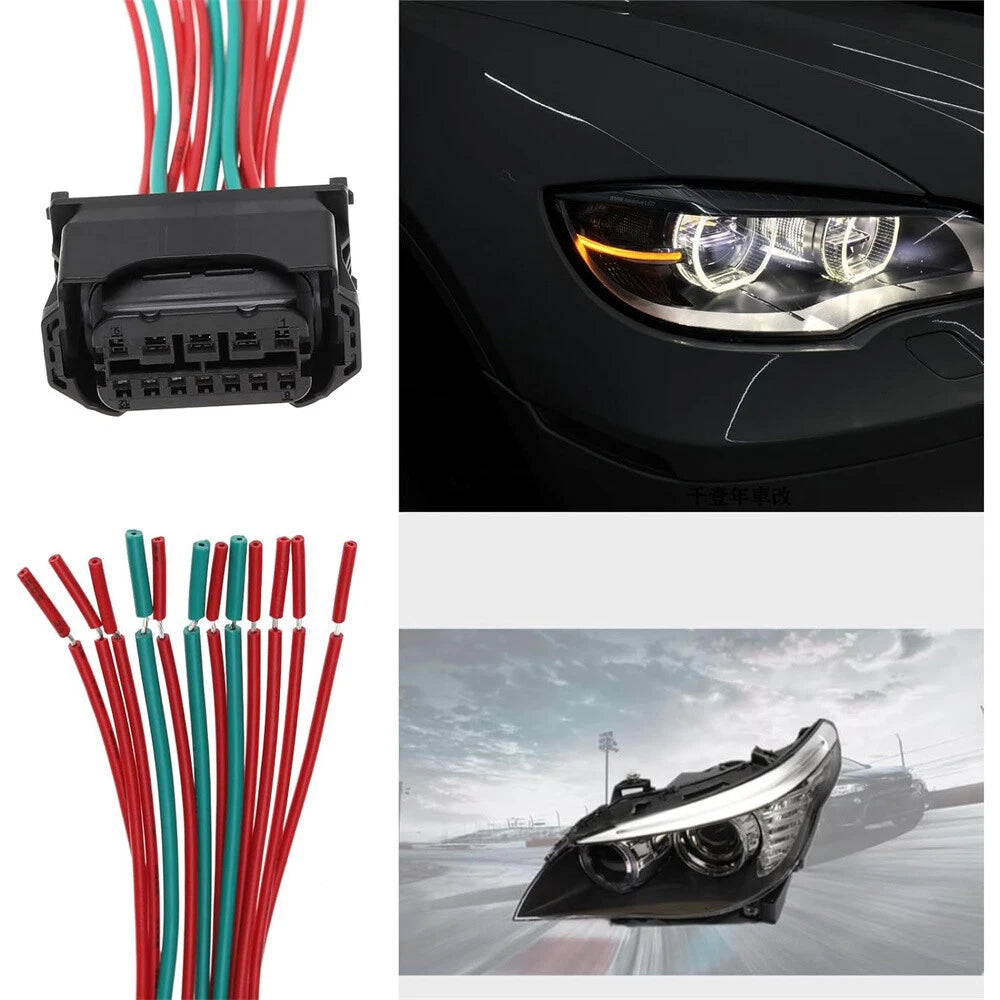 Headlight Plug Socket Connector Wire Harness for BMW 1 3 5 7 Series MINI Z4 X1 (2006-2020)