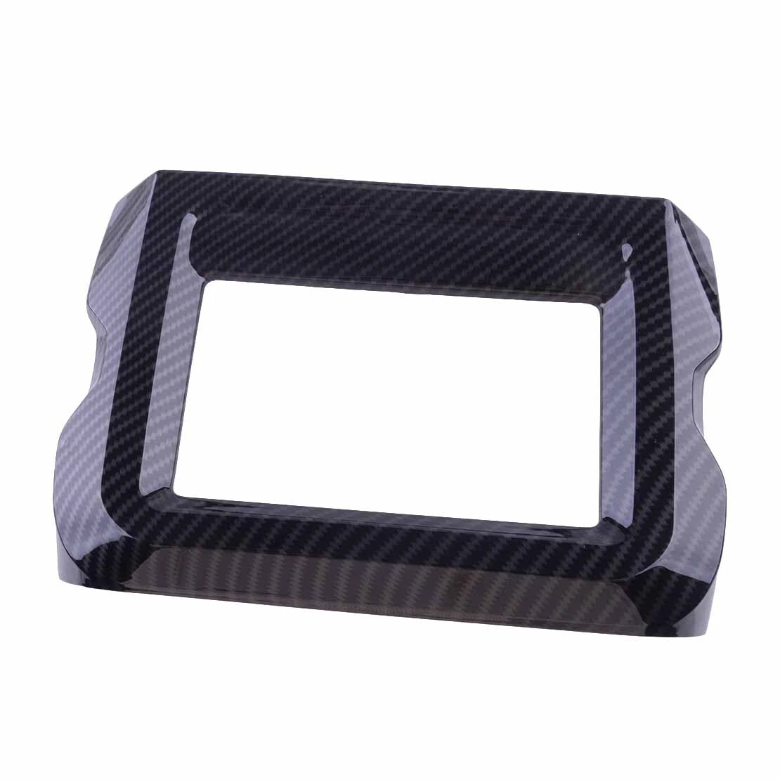 Carbon Fiber Navigation Panel Cover Trim for Jeep Wrangler JL JLU (2018-2023)