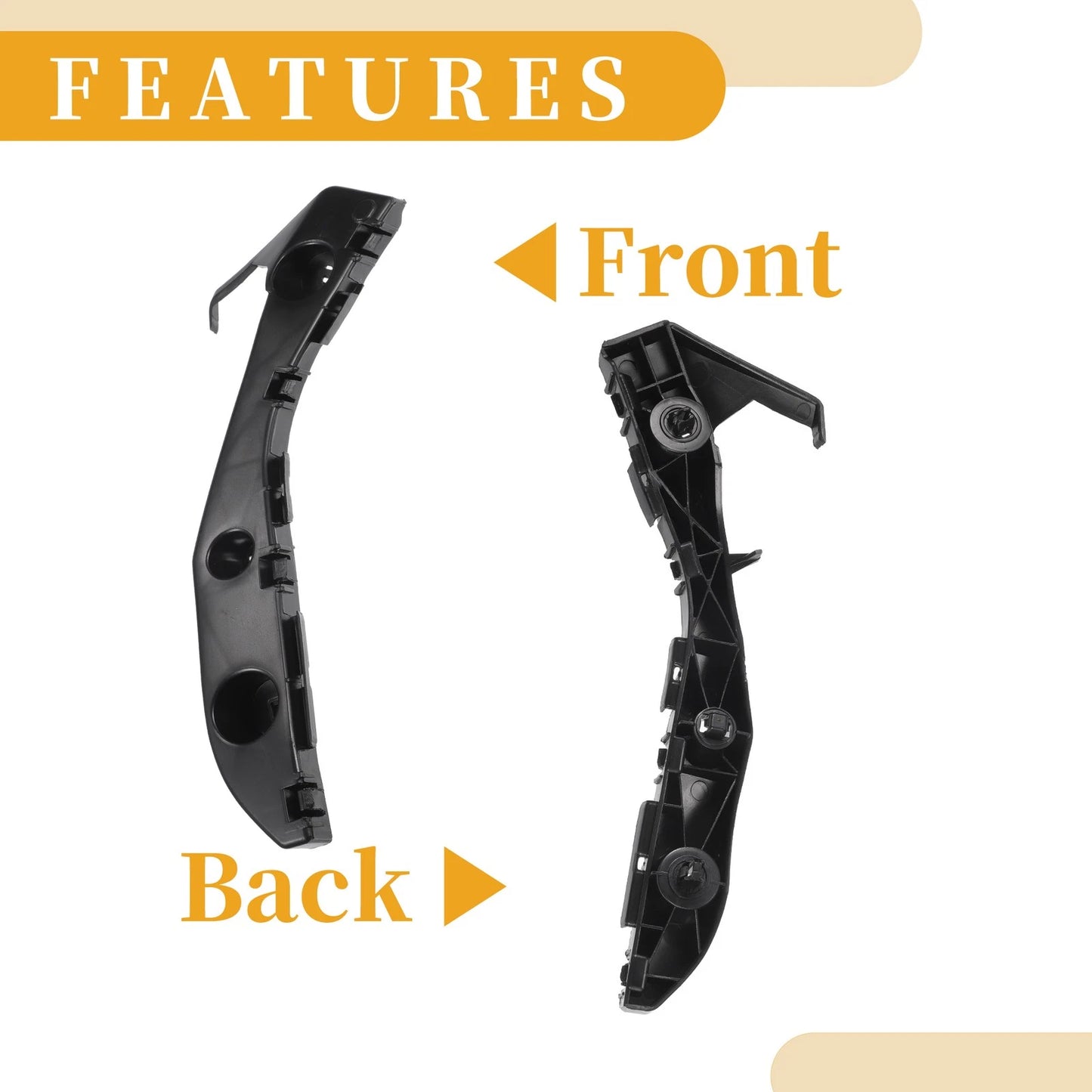 LH Front Bumper Support Bracket for Toyota Prius (2004-2009) 1 Pc