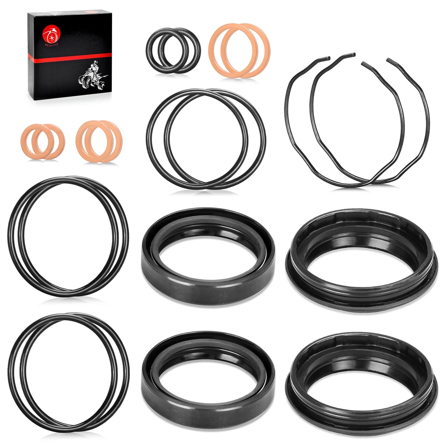 New Fork Dust Oil Seals Kit for Suzuki GSX-R600/GSX-R750/GSF1200/RF900R