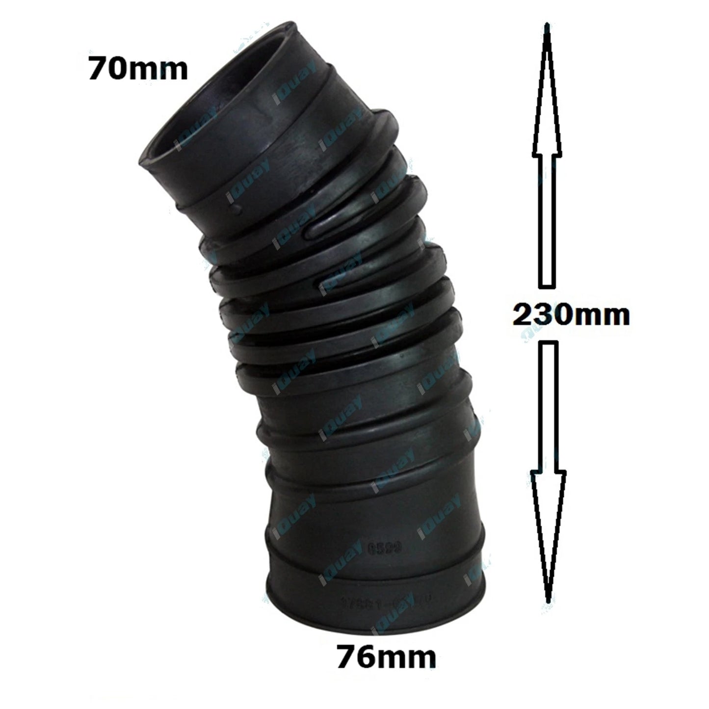 Air Intake Rubber Hose for Prado KZJ90 KZJ95 1KZTE Turbo Diesel 4cy 96~02