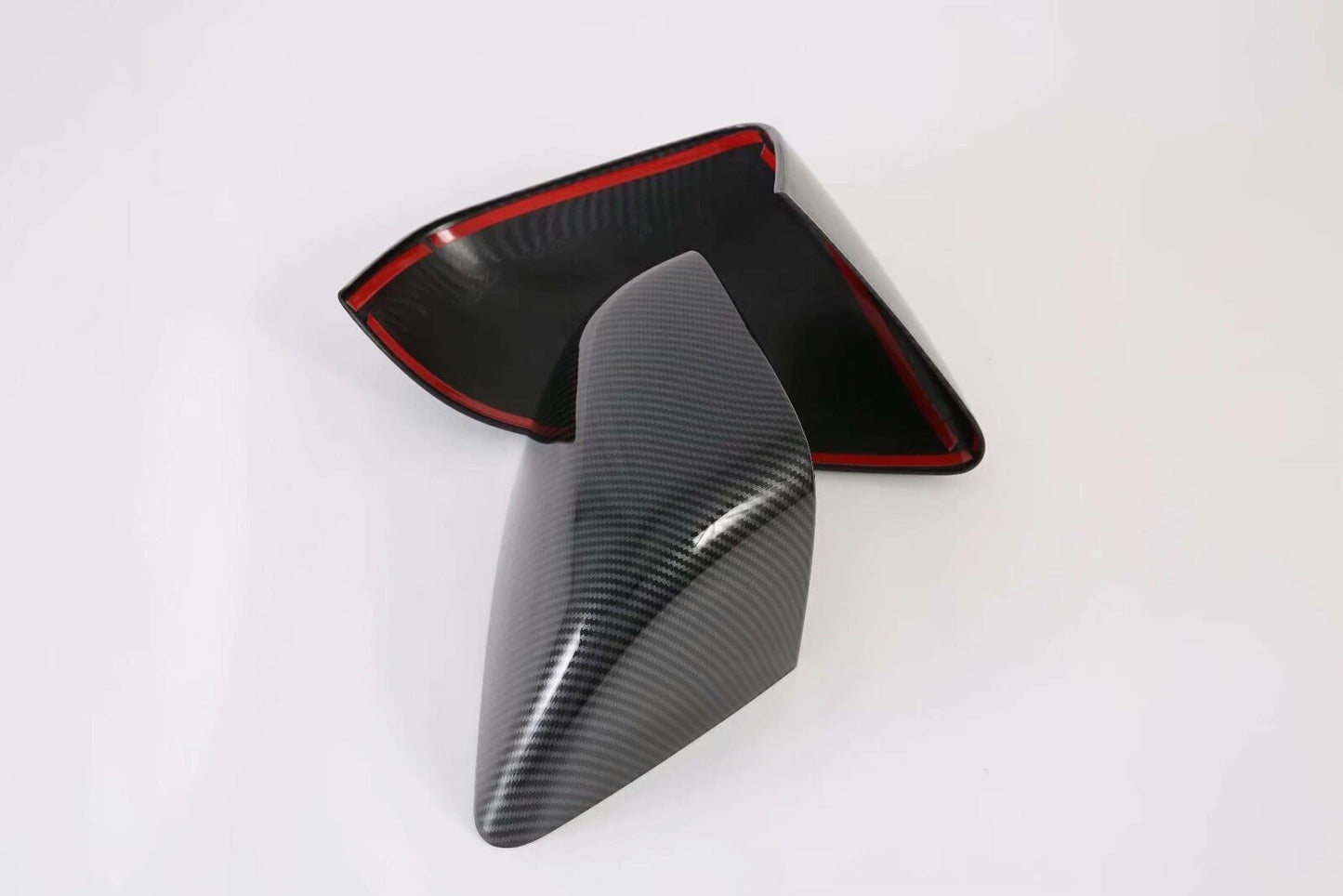 Mirror Cover Trim Carbon Fiber Style for Tesla Model X (2017–2021)