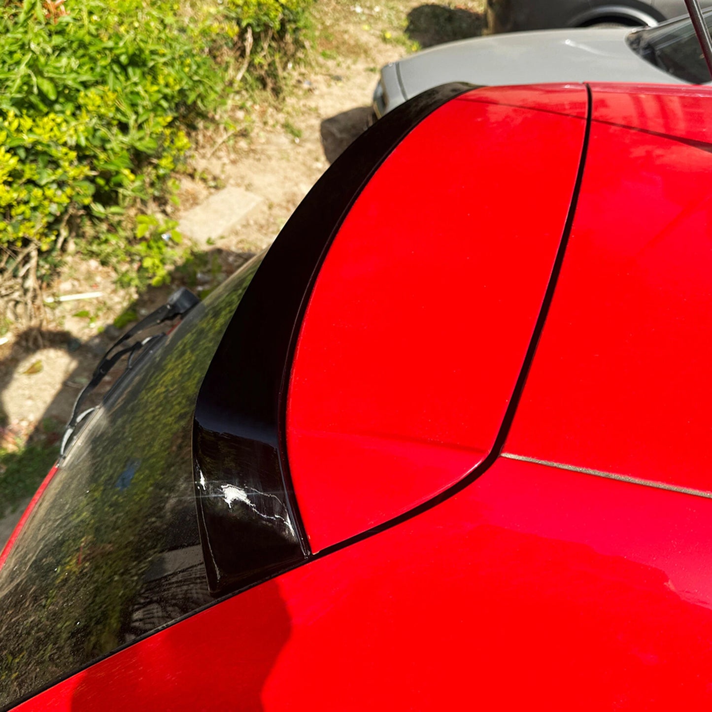 Gloss Black Rear Boot Spoiler Lip for VW Polo 6R/6C GTI (2009-2017)