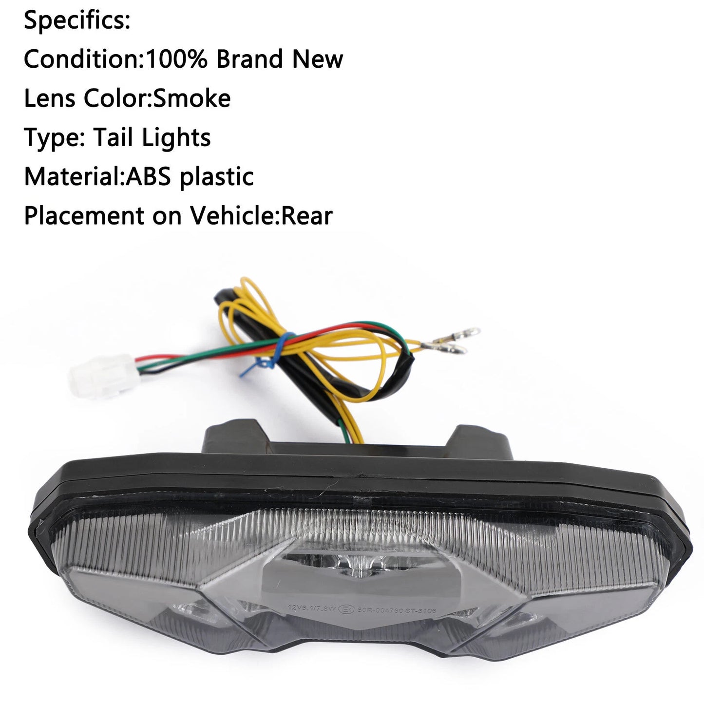 LED Brake Tail Light for Yamaha FJ09 Tracer 900 MT-09 MT-10 (2015-2021)