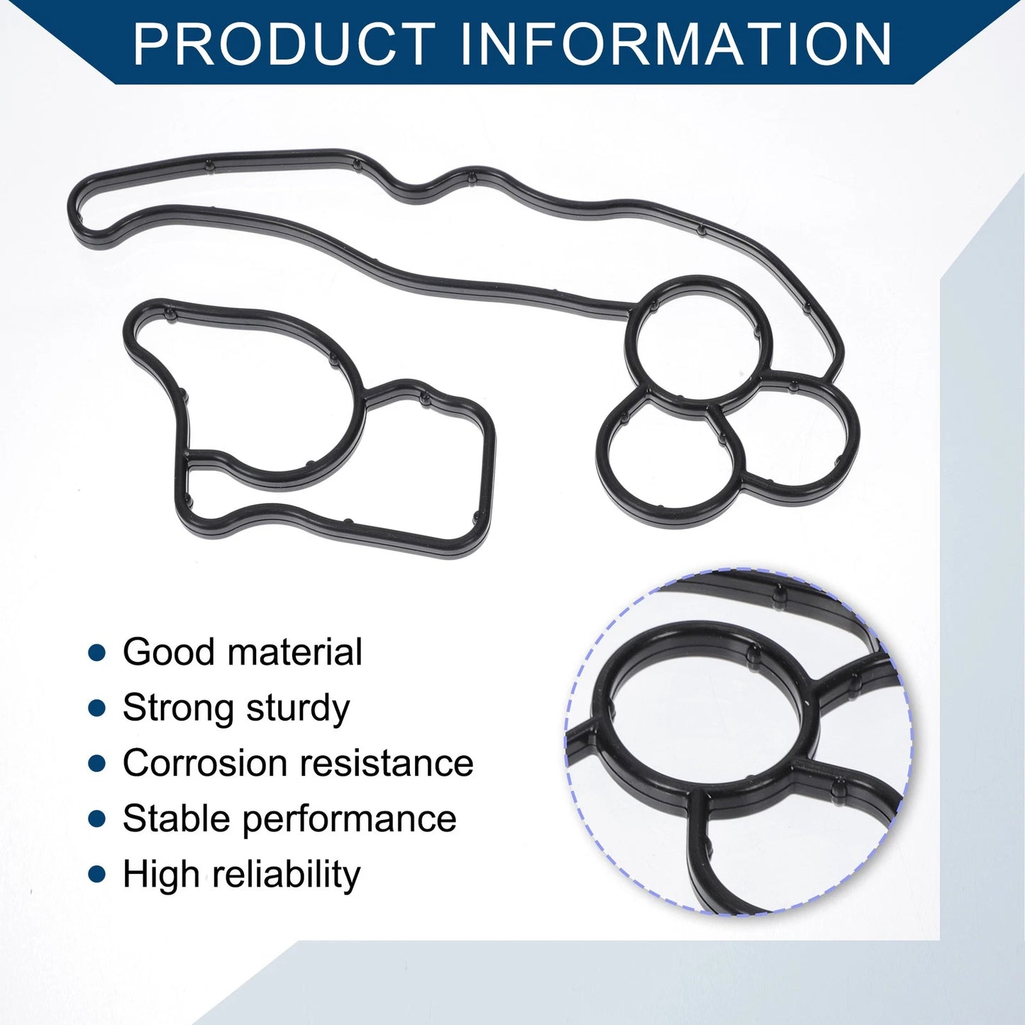 Engine Oil Filter Housing Gasket for BMW 328d (2014 - 2018)